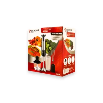 frullatore a immersione 3 in 1 800w behome scatola