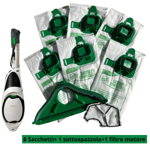 KIT 150 SACCHETTI SOTTOSPAZZOLA FILTRO