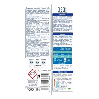 detersivo lavatrice super concentrato felce e talco 1 lt deomix istruzioni