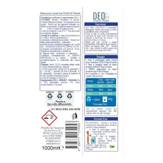 detersivo lavatrice super concentrato petali di peonia 1 lt deomix istruzioni