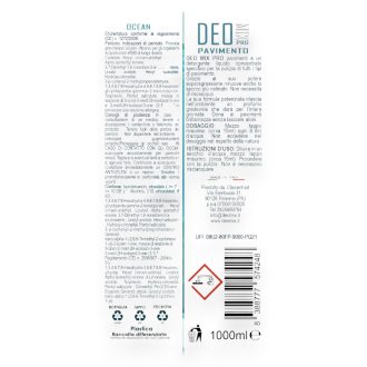 detersivo pavimenti ocean 1 lt deomix istruzioni