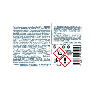 profuma biancheria petali di peonia 100ml deomix istruzioni