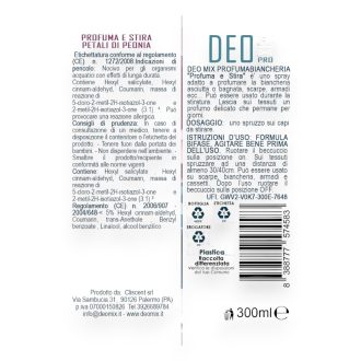 profuma e stira petali di peonia 300ml deomix istruzioni