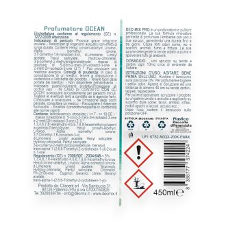 profumatore e pulitore per ambienti ocean 450 ml deomix istruzioni