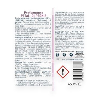 profumatore e pulitore per ambienti petali di peonia 450 ml deomix istruzioni