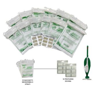 12 sacchetti folletto vk 135 136 12 profumi per vorwerk