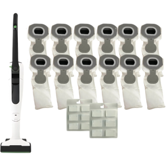 sacchetti vk7 compatibili per scopa vorwerk folletto 12 sacchetti 12 profumi